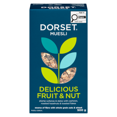 Dorset Muesli Cereal Delicious Fruit & Nut 500 g, $1.40/100g