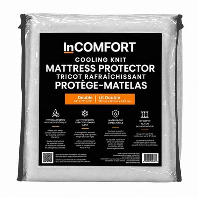 InCOMFORT Cooling Knit Mattress Protector - Full 1 ea, $40.00/1ea