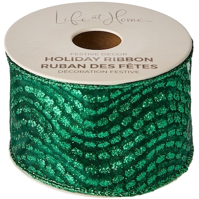 Life at Home Ruban des Fêtes 15 pi – vert 1 ea, 4,00 $/1ch