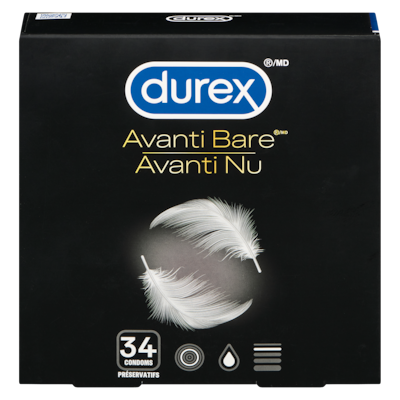 Durex Condoms 34 ea, $0.76/1ea