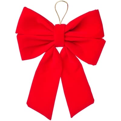 Life at Home Chou des Fêtes en velours de taille moyenne – rouge 1 ea, 5,00 $/1ch