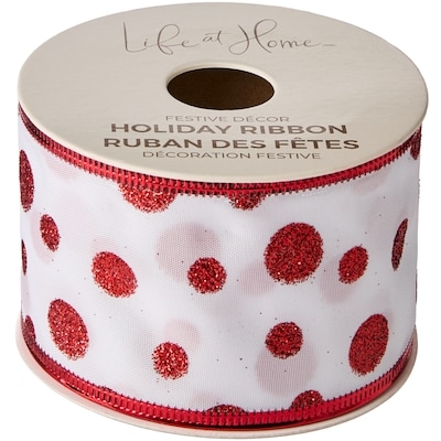Life at Home Holiday Ribbon 15 ft - Multicolour 1 ea, $4.00/1ea