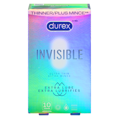 Durex Condoms Ultra Thin Extra Lube 10 ea, $1.00/1ea