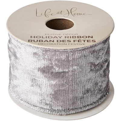 Life at Home Holiday Ribbon 15 ft - Silver 1 ea, $4.00/1ea