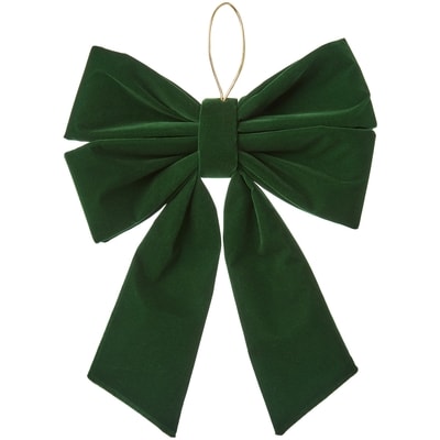 Life at Home Medium Velvet Holiday Bow - Green 1 ea, $5.00/1ea