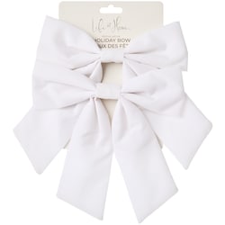Life at Home Lot de 2 choux des Fêtes en velours de taille moyenne – blanc 1 ea, 5,00 $/1ch