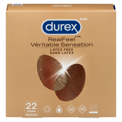 Durex Préservatifs sans latex 22 ea, 1,18 $/1ch