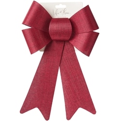 Life at Home Medium Holiday Bow - Burgundy 1 ea, $4.00/1ea