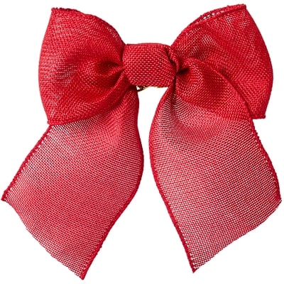Lot de 2 choux des Fêtes texturés&nbsp;– rouge