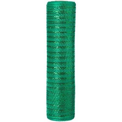 Ruban des Fêtes 10 po x 15 pi – maille verte
