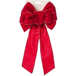 Life at Home Large Holiday Bow - Burgundy 1 ea, $4.00/1ea