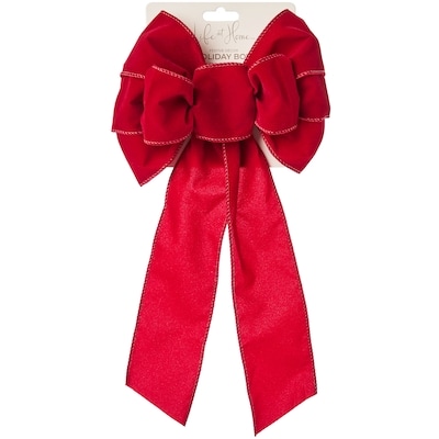 Life at Home Large Holiday Bow - Burgundy 1 ea, $4.00/1ea