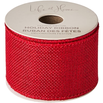 Life at Home Holiday Ribbon 15 ft - Red 1 ea, $4.00/1ea