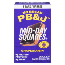 Midday Squares Barre collation raisin 35 g, 24,26 $/100g