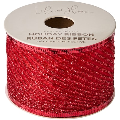 Life at Home Holiday Ribbon 15 ft - Red 1 ea, $4.00/1ea