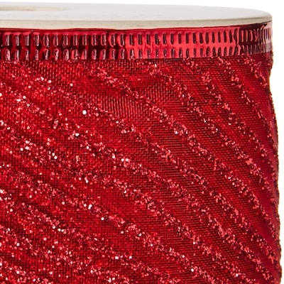 Ruban des Fêtes 15 pi – rouge