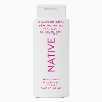 Native Nettoyant pour le corps sans sulfate ni parabènes, Rêve aux fraises 532 ml, 2,35 $/100ml
