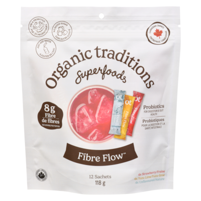 Organic Traditions Fibre Flow 118 g, $13.55/100g