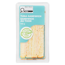 O'Frais Tuna Sandwich 140 g, $2.50/100g