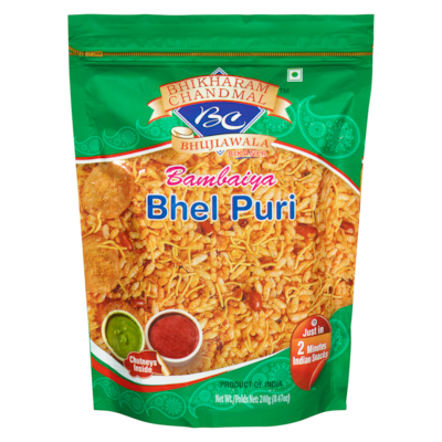 Bhikharam Chandmal Bambaiya Bhel Puri 240 g, $0.75/100g