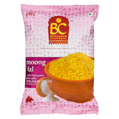 Bhikharam Chandmal Salted Fried Green Gram Splits Moong Dal 150 g, $1.19/100g