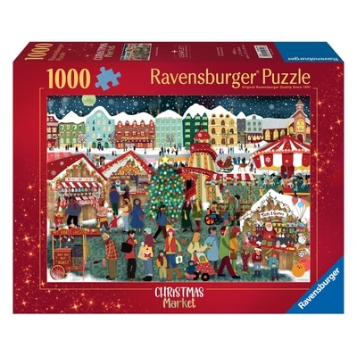 Ravensburger Pz Christmas Market Puzzle 1000 pcs 1 ea, $30.00/1ea