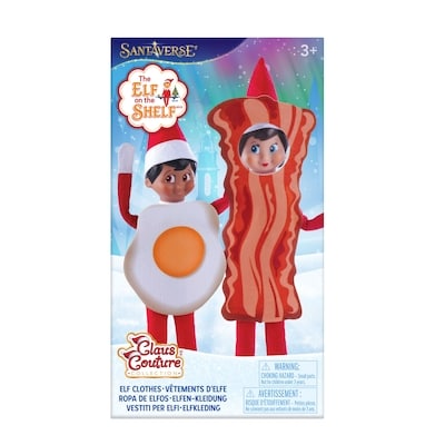 Elf on the Shelf Bestie Bundle Costume Set: Bacon & Eggs 1 ea, $10.00/1ea