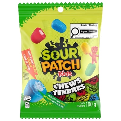 Sour Patch Kids SOUR PATCH KIDS Chews Soft & Chewy Candy 100 g, $4.29/100g