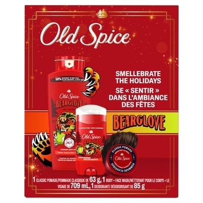 Old Spice Ensemble-cadeau de trois produits « Se sentir » Bearglove 1 ea, 3,33 $/1ch