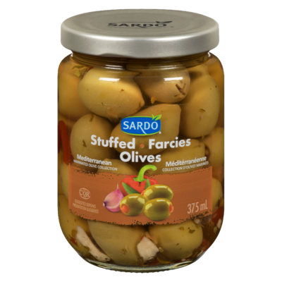 Sardo Stuffed Olives 375 ml, $1.46/100ml
