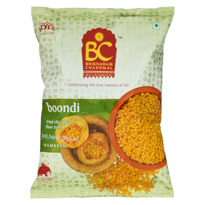 Bhikharam Chandmal Fried Chickpeas Flour Balls Plain Boondi 150 g, $1.33/100g