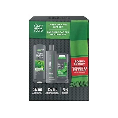 Dove Coffret nettoyant corps, shampooing, antisudorifique, 3 produits 3 ea, 1,67 $/1ch