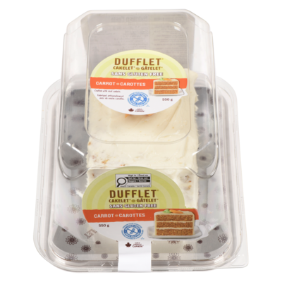 Dufflet Cakelet Carrot 550 g, $4.73/100g
