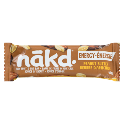 Nakd Barre de fruits & noix crue beurre d'arachide 45 g, 5,53 $/100g
