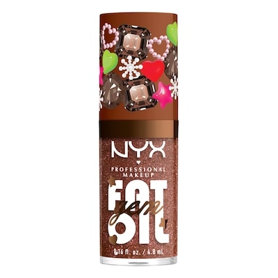 Nyx Fat Oil Lip Drip, Lip Oil, 12H Hydration Cacao Gem 1 ea, $15.49/1ea