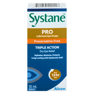 Systane Lubricant Eye Drops Preservative-Free 10 ml, $249.90/100ml