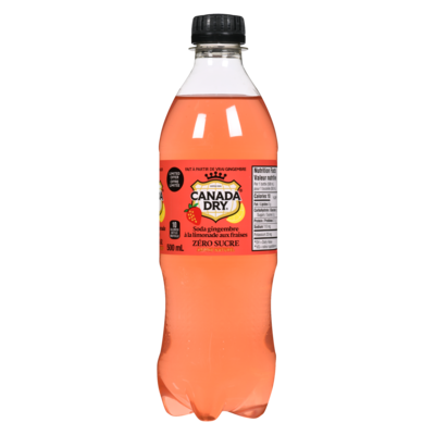 Canada Dry Soda gingembre à la limonade aux fraises 500 ml, 0,76 $/100ml