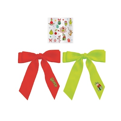 Mixed Chicks Ensemble de boucles pour cheveux à décorer Le Grinch du Dr Seuss 1 ea, 6,00 $/1ch