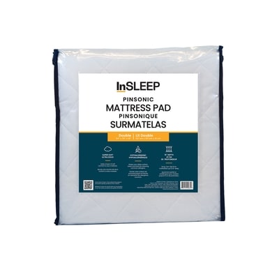 InSLEEP Pinsonic Mattress Pad- Full 1 ea, $30.00/1ea