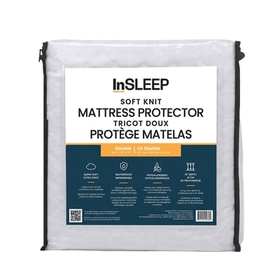  Protège-matelas en tricot doux - Lit double 1 ea, 35,00 $/1ch