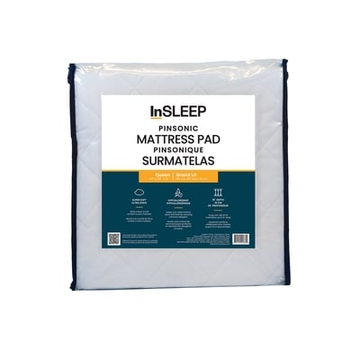  Couvre-matelas Pinsonic - Grand lit 1 ea, 35,00 $/1ch