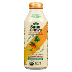 Saint James Flavoured Green Tea Beverage Pineapple & Mango - 473