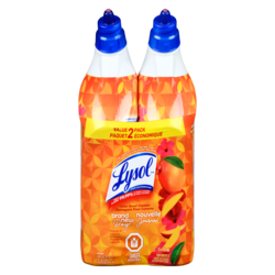 Lysol Désinfectant nettoyant pour cuvette parfum mango et hibiscus paquet 2 économique 2x710.0 ml, 0,60 $/100ml