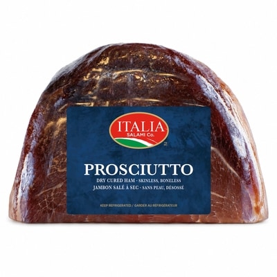 Italia Prosciutto Dry Cured Ham, Skinless Boneless $64.90/1kg $29.45/1lb