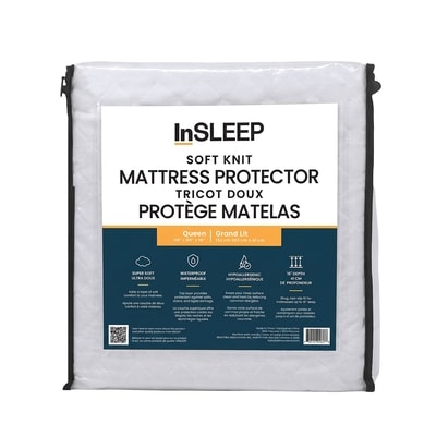 InSLEEP Soft Knit Mattress Protector - Queen 1 ea, $40.00/1ea