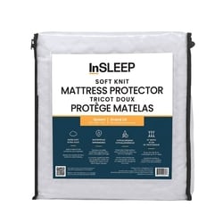 InSLEEP Protège-matelas en tricot doux - Grand lit 1 ea, 40,00 $/1ch