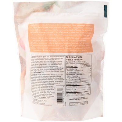 Garlic and Herb Flavoured Sourdough Crisps