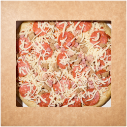 null Take & Bake Meat Lovers Pizza 525 g, $1.90/100g