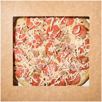 null Take and Bake Meat Lovers Pizza 525 g, $1.90/100g