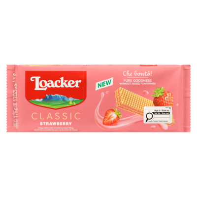 Loacker Crispy Wafers With Strawberry Cream Filling 175 g, $2.28/100g